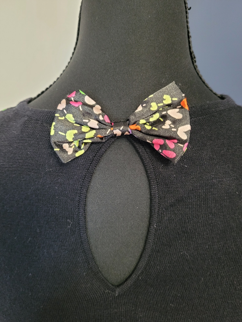 Ted Baker Sophiey Floral Print Mixed Media Puff Sleeve Bow Back Top - Sz 1 (S) - Picture 6 of 11